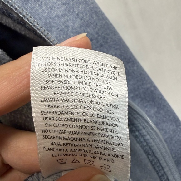 STARTER Kids Blue-Gray Zip-Up Hoodie (Youth 6-7) 0125 - Picture 9 of 11